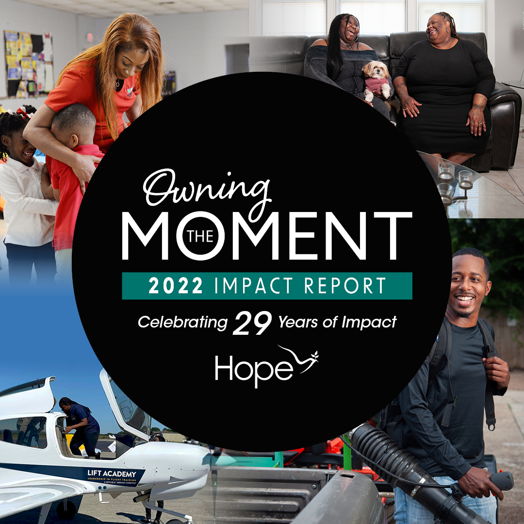 Image for article: Owning the Moment – HOPE’s 2022 Annual Impact Report